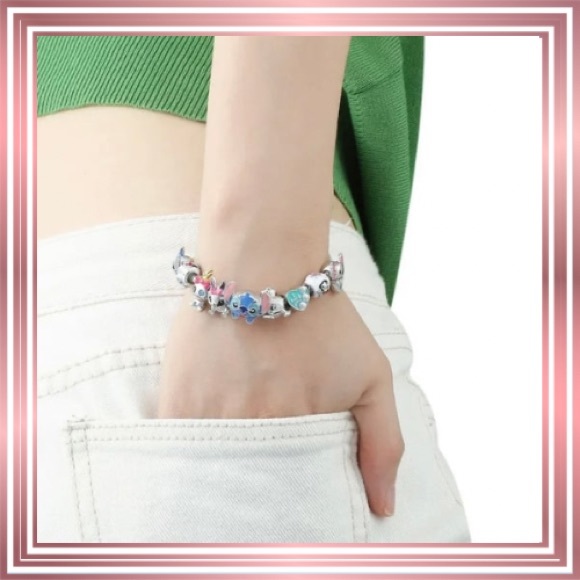 Hand Crafted STITCH Charm Bracelet - Picture 3 of 4